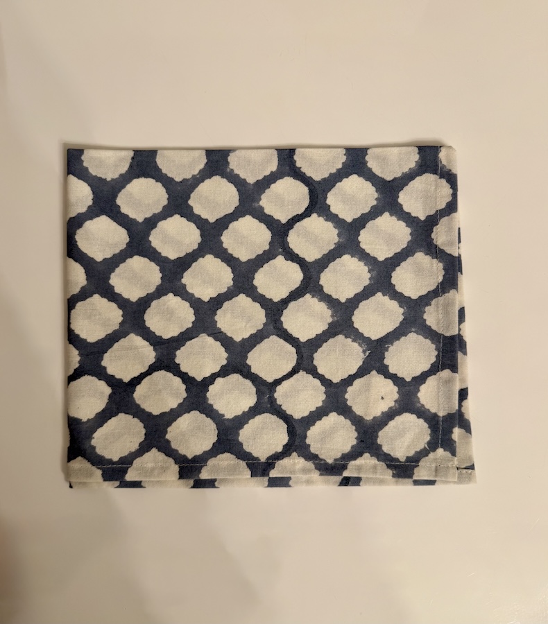 T019_1 Servietten (Set: 2) Indigo Garden Reviere Collection – Bild 1