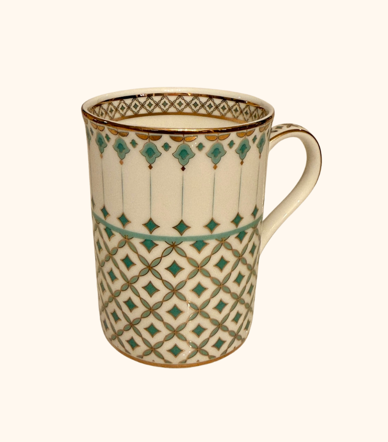 4 Feinkeramik Tasse Jaal Royale (Turquoise) – Bild 1